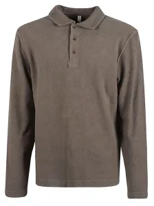 04651 / A TRIP IN A BAG - Long Sleeve Cotton Polo Shirt