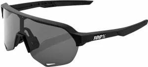 100% S2 Soft Tact Black/Smoke Lens Fahrradbrille