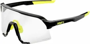 100% S3 Gloss Black/Photochromic Fahrradbrille
