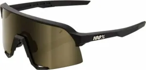 100% S3 Soft Tact Black/Soft Gold Mirror Fahrradbrille