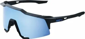 100% Speedcraft Matte Black/HiPER Blue Fahrradbrille
