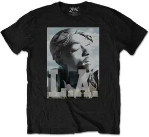 2Pac T-Shirt LA Skyline Black 2XL