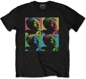 2Pac T-Shirt Pop Art Unisex Black XL