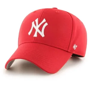 47 MLB NEW YORK YANKEES RAISED BASIC MVP Cap, rot, veľkosť UNI