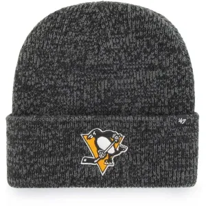 47 NHL Pittsburgh Penguins Brain Freeze CUFF KNIT Wintermütze, dunkelgrau, veľkosť UNI
