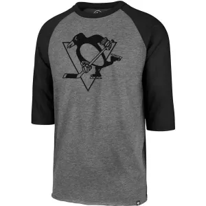 47 NHL PITTSBURGH PENGUINS IMPRINT 47 CLUB RAGLAN TEE Herren Shirt, dunkelgrau, veľkosť M