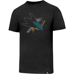 47 NHL SAN JOSE SHARKS CLUB TEE Herren T- Shirt, schwarz, größe M