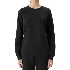 4F SWEATSHIRT BASIC Damen Sweatshirt, schwarz, größe