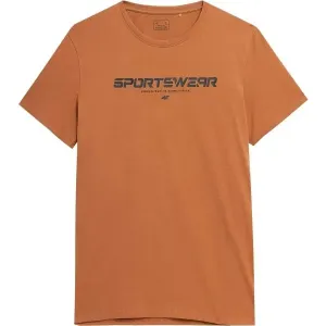 4F MEN´S T-SHIRT Herrenshirt, braun, veľkosť M