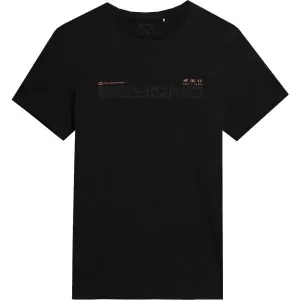 4F T-SHIRT PRINT Herrenshirt, schwarz, veľkosť XXL