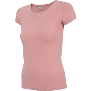 4F WOMENS T-SHIRT Damenshirt, rosa, veľkosť S