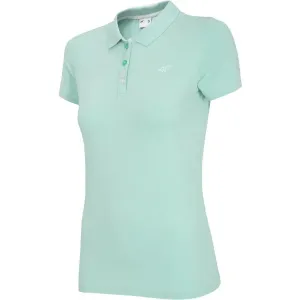4F WOMEN´S T-SHIRT Poloshirt für Damen, hellblau, veľkosť XL