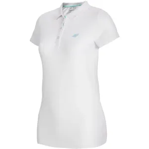 4F WOMEN´S T-SHIRT Poloshirt für Damen, weiß, größe