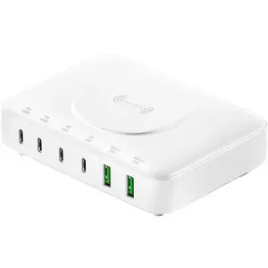 4smarts 7in1 GaN Charging Station 100W with Wireless white