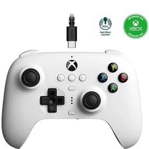 8BitDo Ultimate Wired Controller (Hall Effect Joystick) - White - Xbox