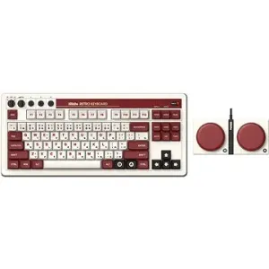 8BitDo Retro Mechanische Tastatur (Fami Edition) + Dual Super Buttons