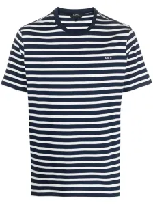 A.P.C. - Emilien Striped Organic Cotton T-shirt #1510120