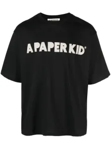 A PAPER KID - Logo Cotton T-shirt #1378207