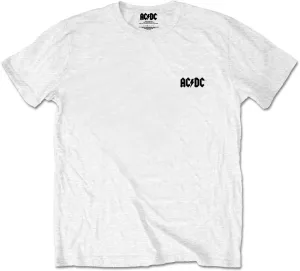 AC/DC T-Shirt About To Rock White M