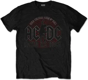 AC/DC T-Shirt Hard As Rock Unisex Black S