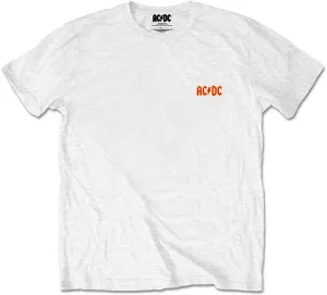 AC/DC T-Shirt Logo Unisex White XL