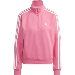 adidas 3S FT QZ Damen Sweatshirt, rosa, größe