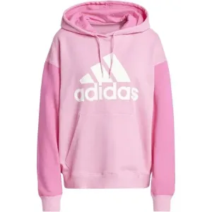 adidas ESSENTIALS BIG LOGO OVERSIZED FRENCH TERRY HOODIE Sweatshirt für Damen, rosa, größe #1623914