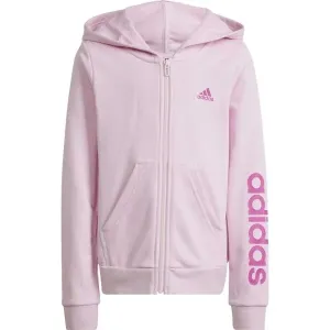 adidas LIN FZ HOODIE Sweatshirt für Mädchen, rosa, größe