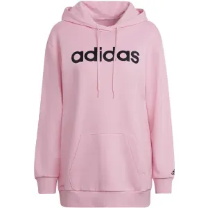 adidas LIN OV HD Damen Sweatshirt, rosa, veľkosť XL