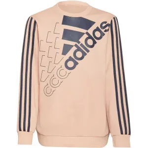 adidas LOGO SWEAT Sweatshirt für Mädchen, rosa, veľkosť 152