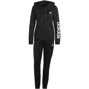 adidas LIN FT TS Damen Trainingsanzug, schwarz, veľkosť M