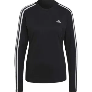adidas 3S LS T Damenshirt, schwarz, veľkosť XS