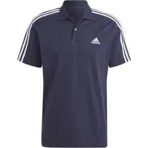 adidas 3S PQ PS Poloshirt für den Herrn, dunkelblau, veľkosť XXXL