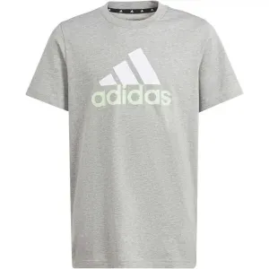 adidas BIG LOGO TEE Jungen T-Shirt, grau, größe #1555536