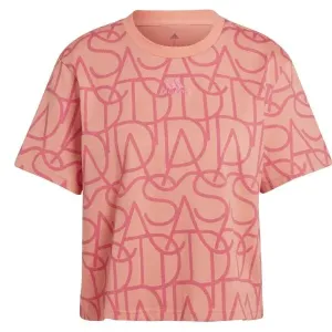 adidas BLUV Q2 BOYF T Damenshirt, rosa, größe