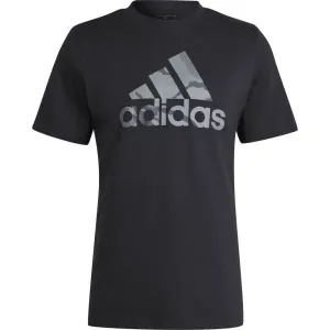 adidas CAMO BADGE OF SPORT GRAPHIC Herren T-Shirt, schwarz, größe