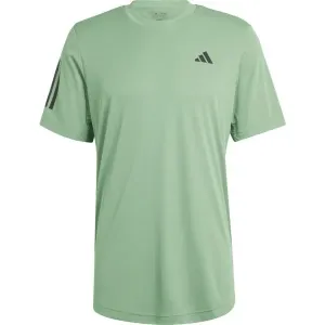 adidas CLUB 3-STRIPES TENNIS TEE Sport-T-Shirt für Herren, grün, größe