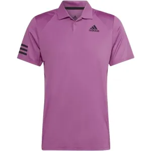 adidas CLUB 3STR POLO Herrenshirt, violett, veľkosť M