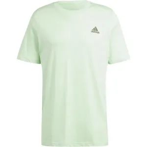 adidas ESSENTIALS SINGLE JERSEY EMBROIDERED Herren T-Shirt, hellgrün, größe #1610466