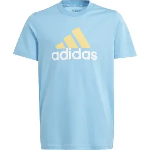 adidas ESSENTIALS TWO-COLOR BIG LOGO Jungen T-Shirt, hellblau, größe