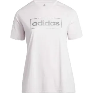 adidas FL BX G T IN Plus Size Sportshirt für Damen, rosa, veľkosť 1x
