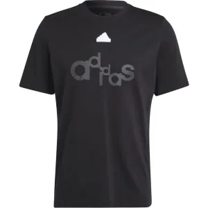 adidas GRAPHIC PRINT FLEECE TEE Herren T-Shirt, schwarz, größe #1611128