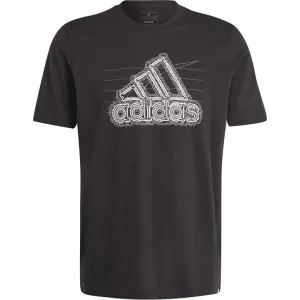 adidas GROWTH BOSS TEE Herren T-Shirt, schwarz, größe