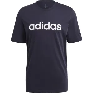 adidas LIN SJ T Herrenshirt, dunkelblau, veľkosť L