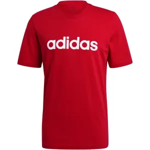 adidas LIN SJ T Herrenshirt, rot, veľkosť 2XL