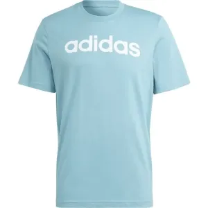 adidas LIN SJ TEE Herrenshirt, hellblau, veľkosť M