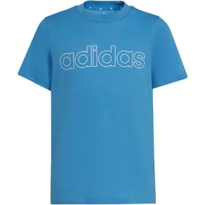 adidas LIN T Jungenshirt, blau, veľkosť 116