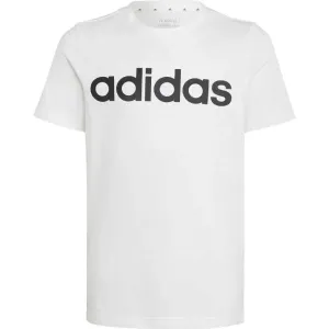 adidas LIN TEE Jungenshirt, weiß, veľkosť 164