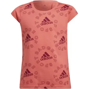 adidas LOGO T1 Mädchenshirt, rosa, größe