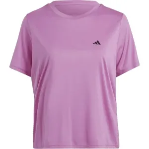 adidas MINIMAL T PS Plus Size Sportshirt für Damen, rosa, größe #1443623
